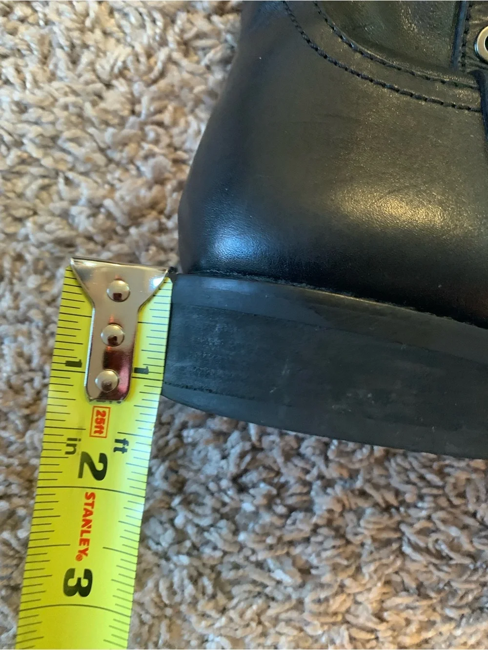 Michael Kors Dora Grommet Eyelets Tall Riding Boots Leather Equestrian Black